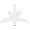 Ekena Millwork Davenport Architectural Grade PVC Gable Bracket, 36"W x 24"H x 2"D x 4"F, 16/12 Pitch GBP036X24X0204DAV00 - alternate 4